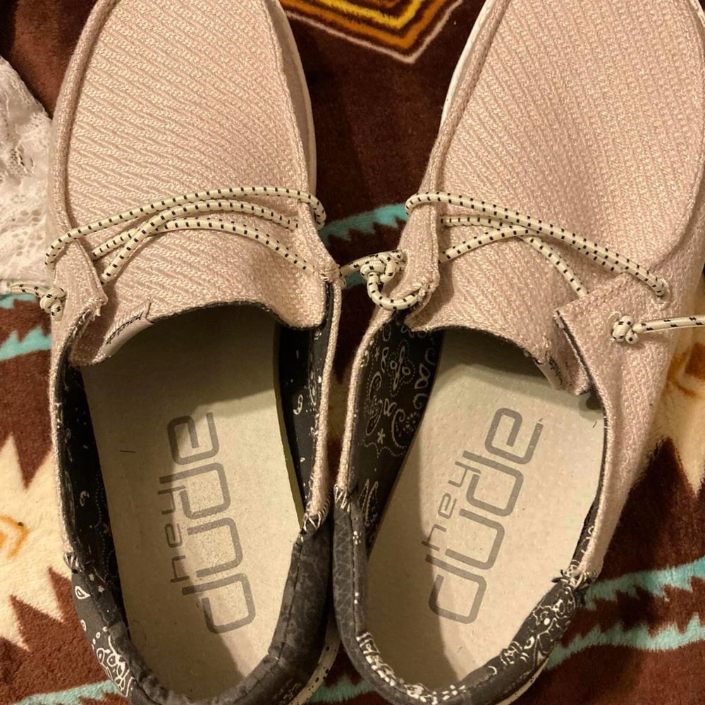 Pink and Black Hey Dude